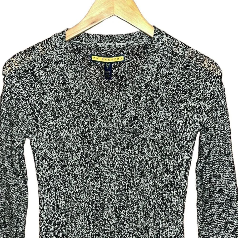 Prince and Fox Cable Knit Sweater - Picture 2 of 7